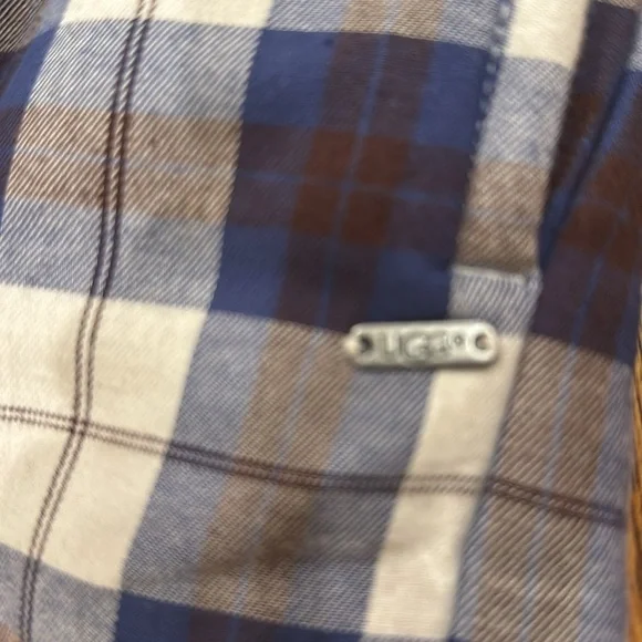 UGG MENS BELTED MULTICOLOR PLAID KALIB ROBE -COTTON WITH COZY LINING SIZE MEDIUM - Picture 8 of 12